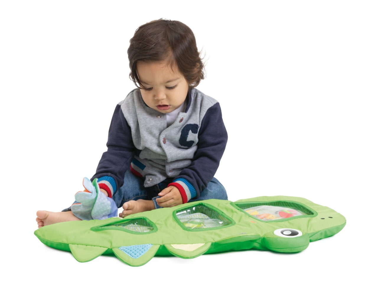 Chicco Coccodrillo Tappeto ad Acqua Tappeto Gonfiabile con Attività Manuali