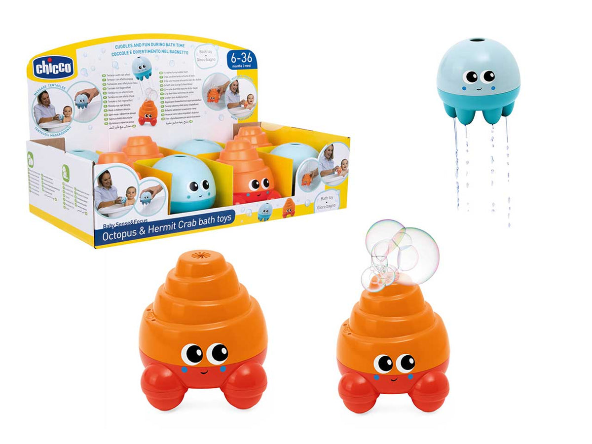 Gioco bagno polpo & paguro bagnetto $