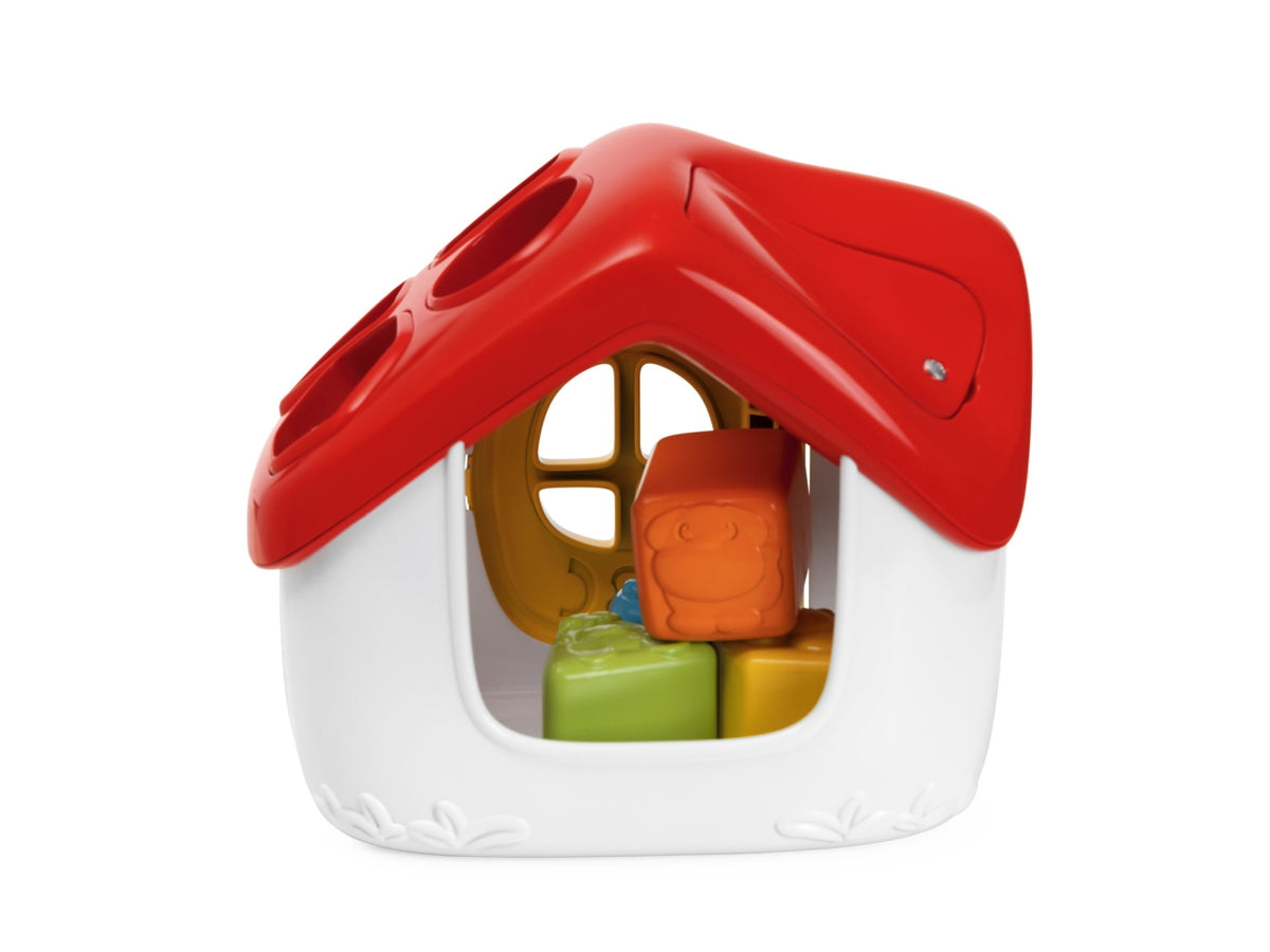 Chicco ABC Casetta Incastri - Multicolor, Plastica, Età 10-36 Mesi, Batterie Incluse, Dimensioni 19,2x15x16,8 cm $