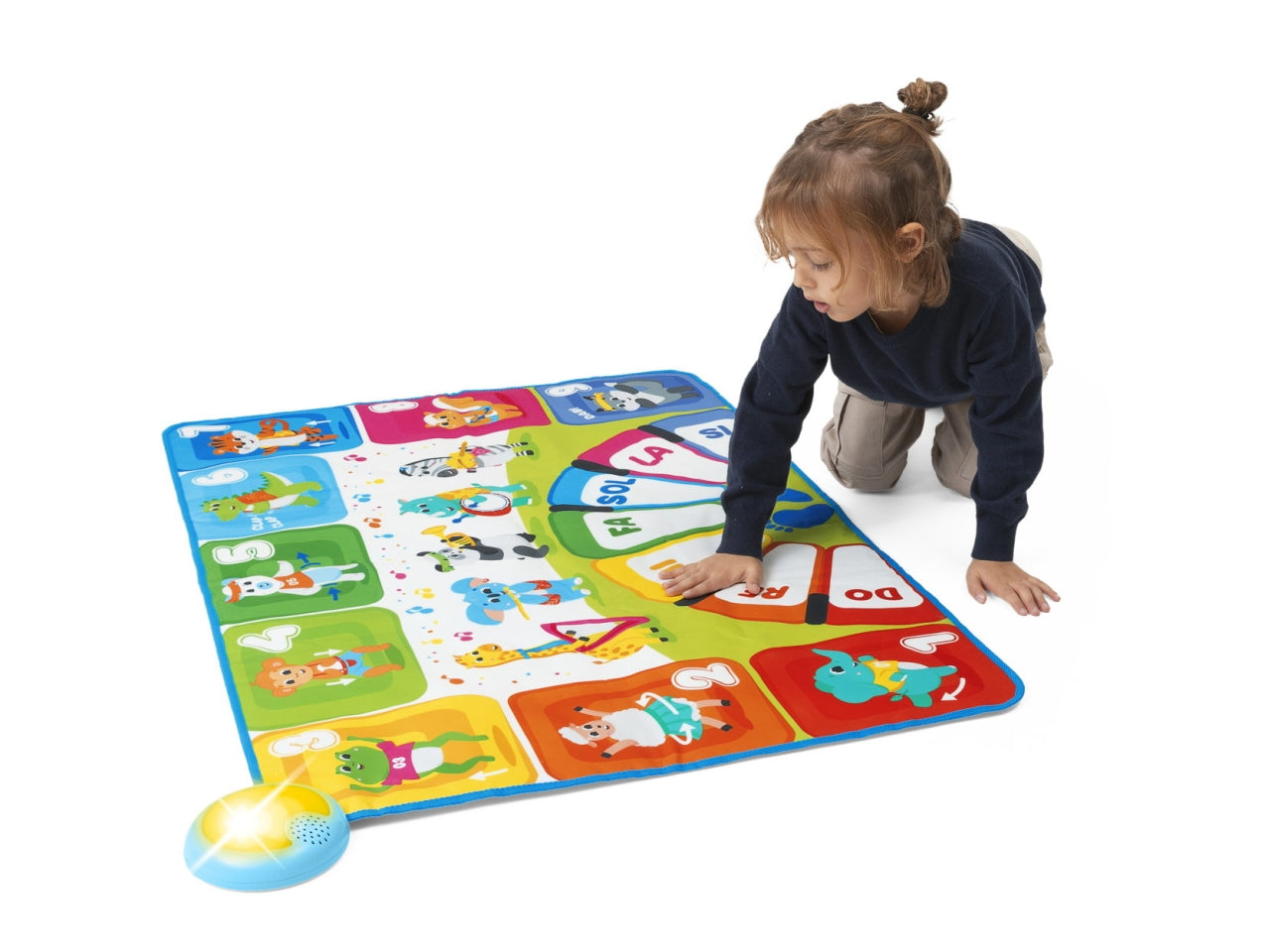 Chicco Tappeto Musicale - Multicolor in Plastica, Età 2-5 Anni, Dimensioni 100x4x70 cm