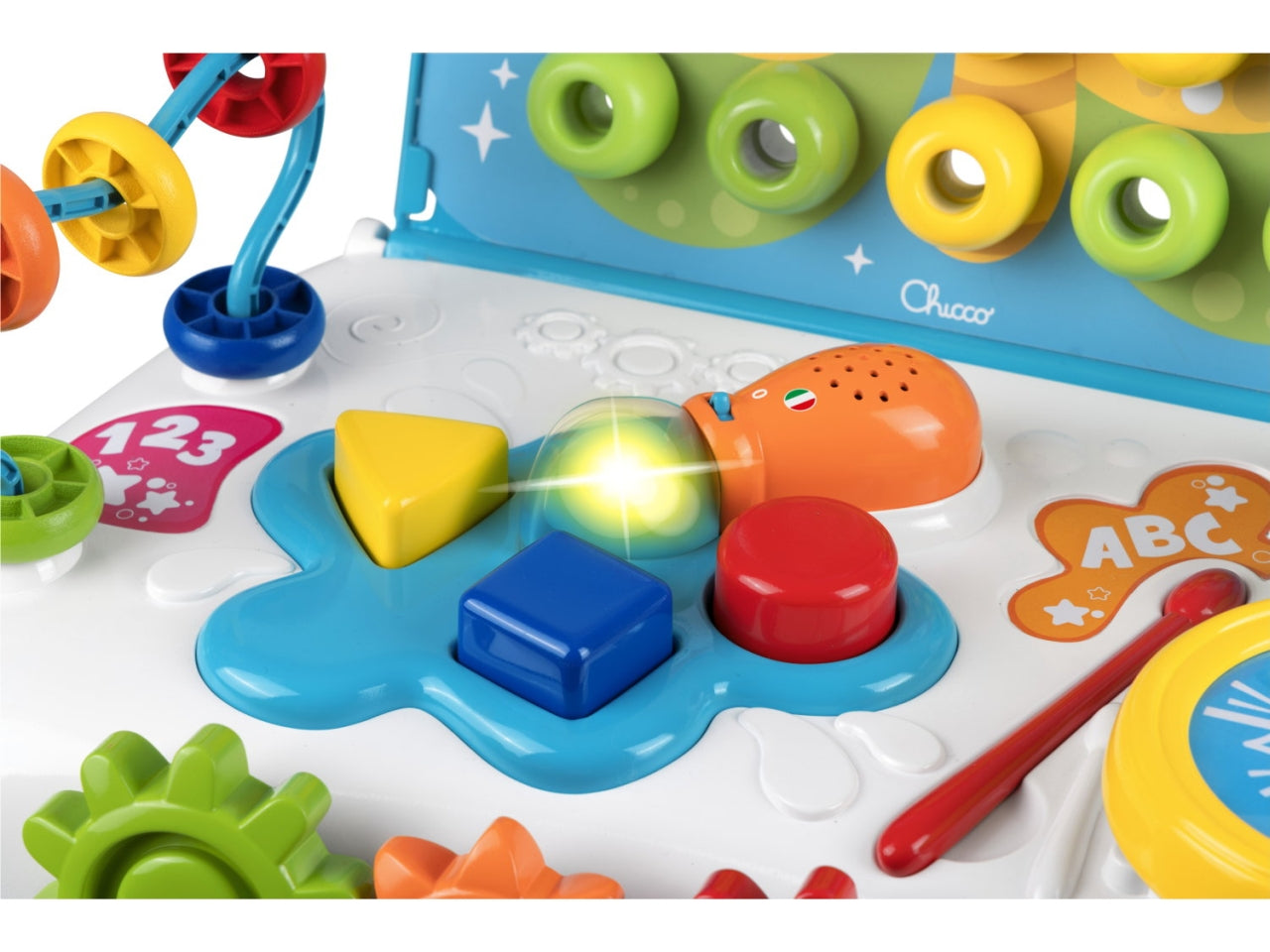 Chicco ABC Art & Craft Desk - Multicolor in Plastica, Età 10-36 Mesi