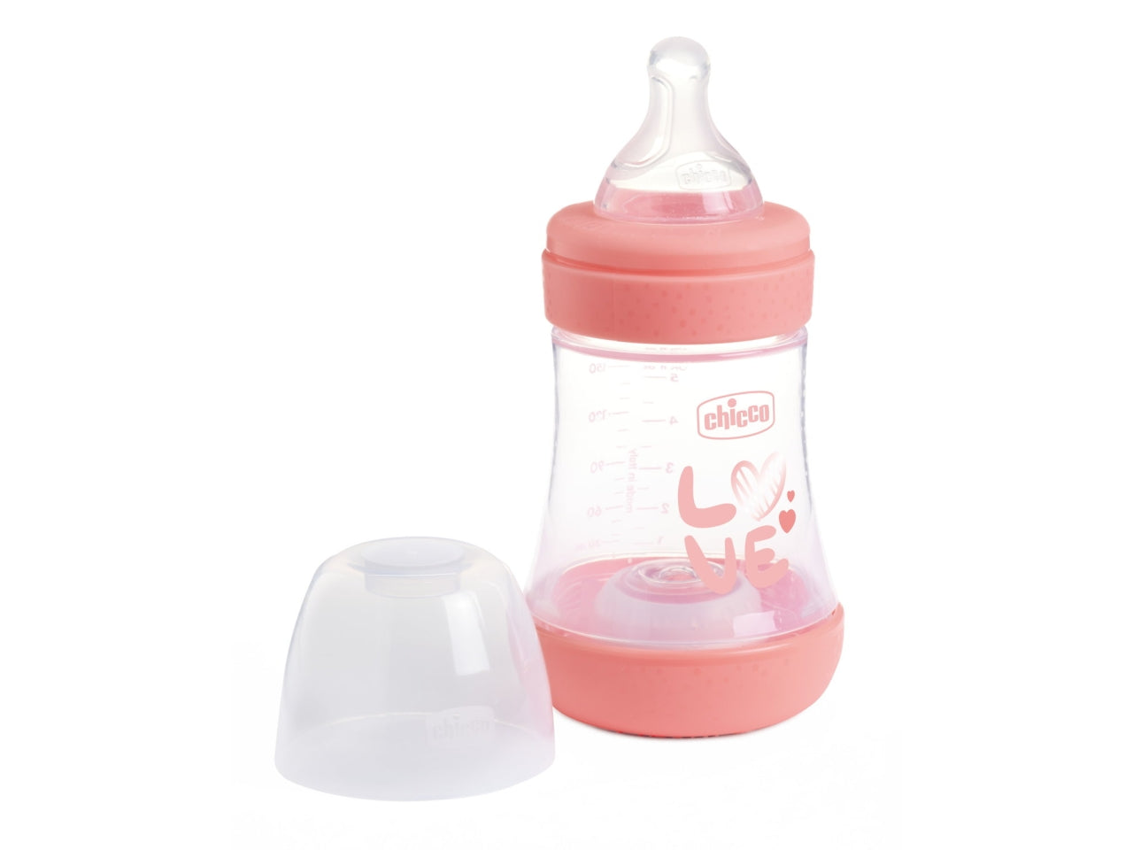 Biberon perfect 5 girl 150 lento silicone, Adatto per 0+ mesi | Chicco
