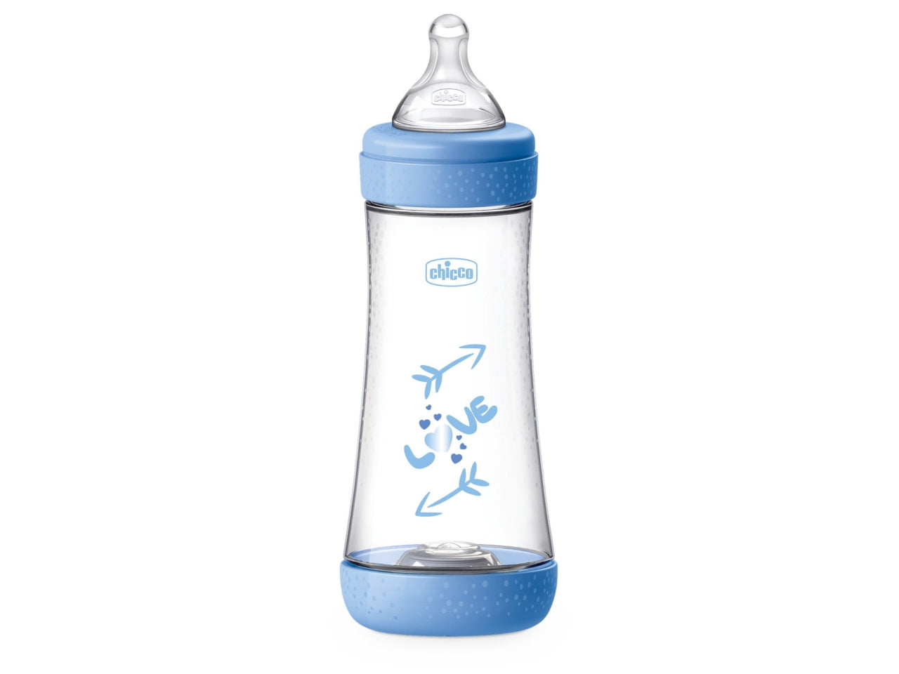 Biberon perfect 5 boy 300 veloce silicone, Adatto per 0+ mesi | Chicco