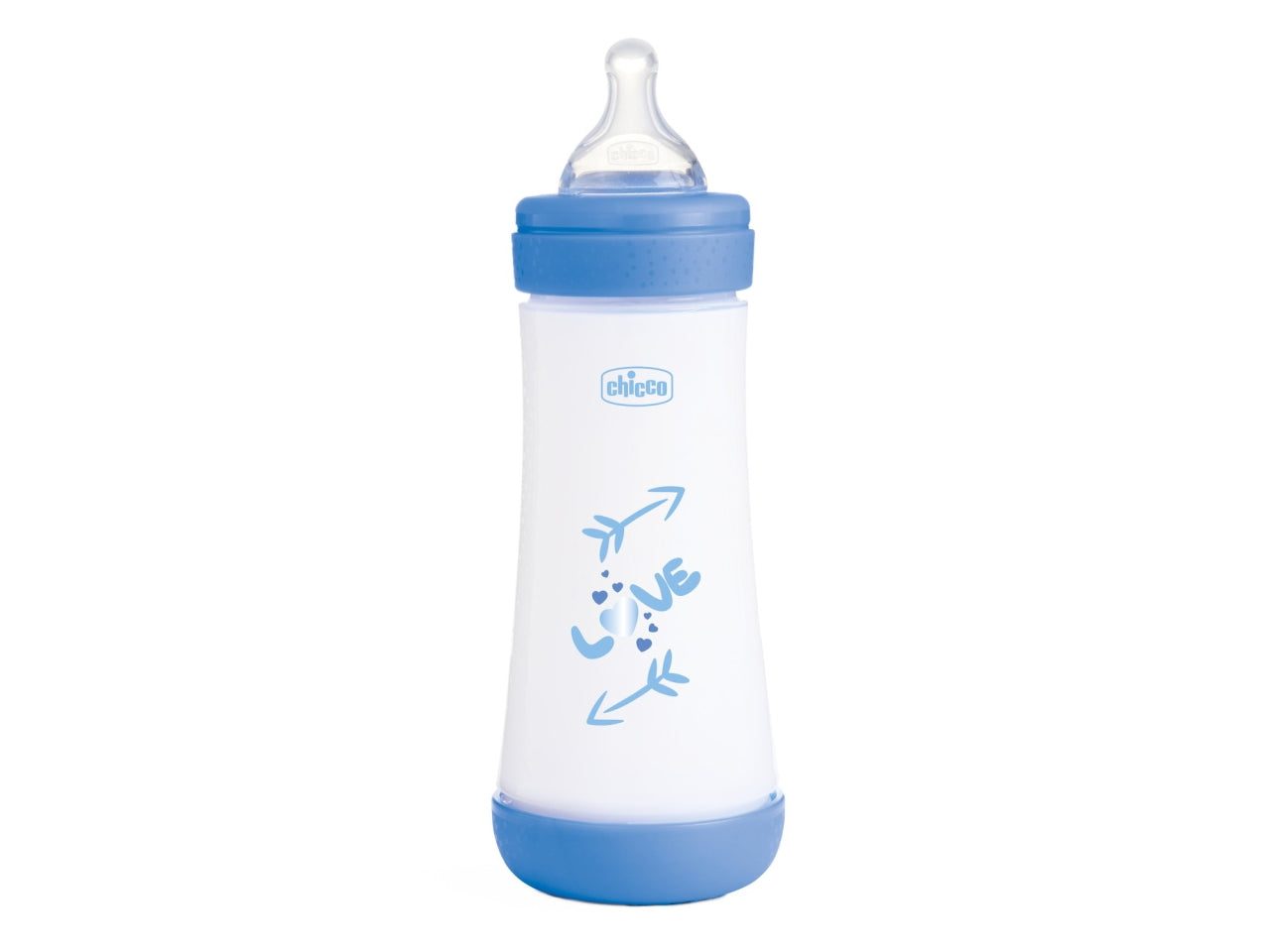 Biberon perfect 5 boy 300 veloce silicone, Adatto per 0+ mesi | Chicco