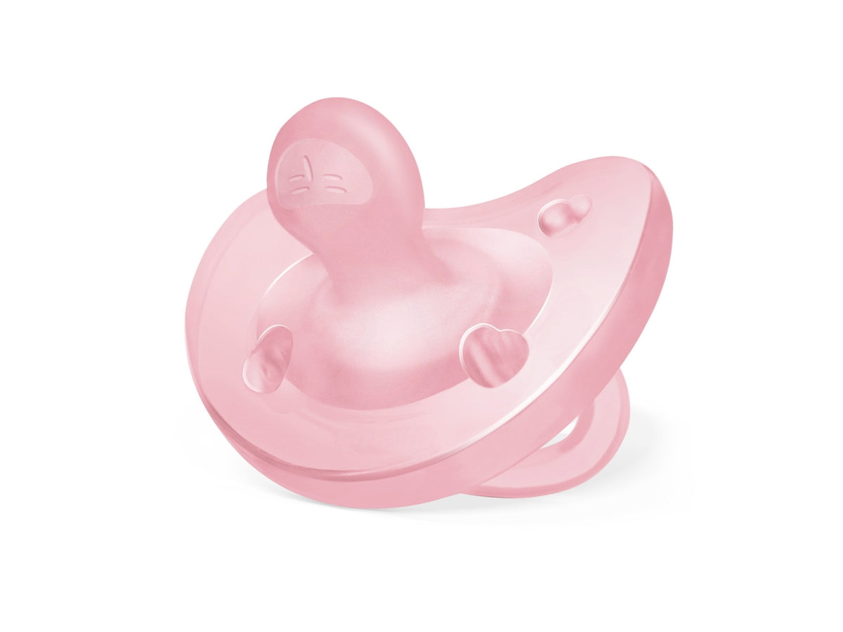 Set di 2 gommotti physio soft rosa 6-16m, Adatto per 6-16 mesi | Chicco
