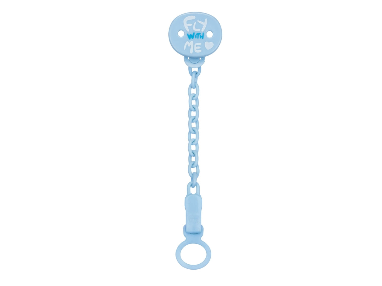 Easyclip adattabile con catenella azzurra, Colore: azzurro | Chicco