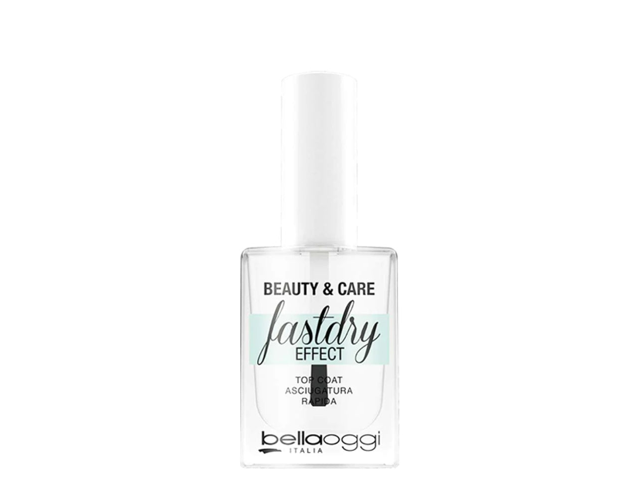 Smalto Fast Dry Effect Asciugatura Rapida - Manicure Perfetta, 60 Secondi, Brillantezza - Trasparente - Bellaoggi