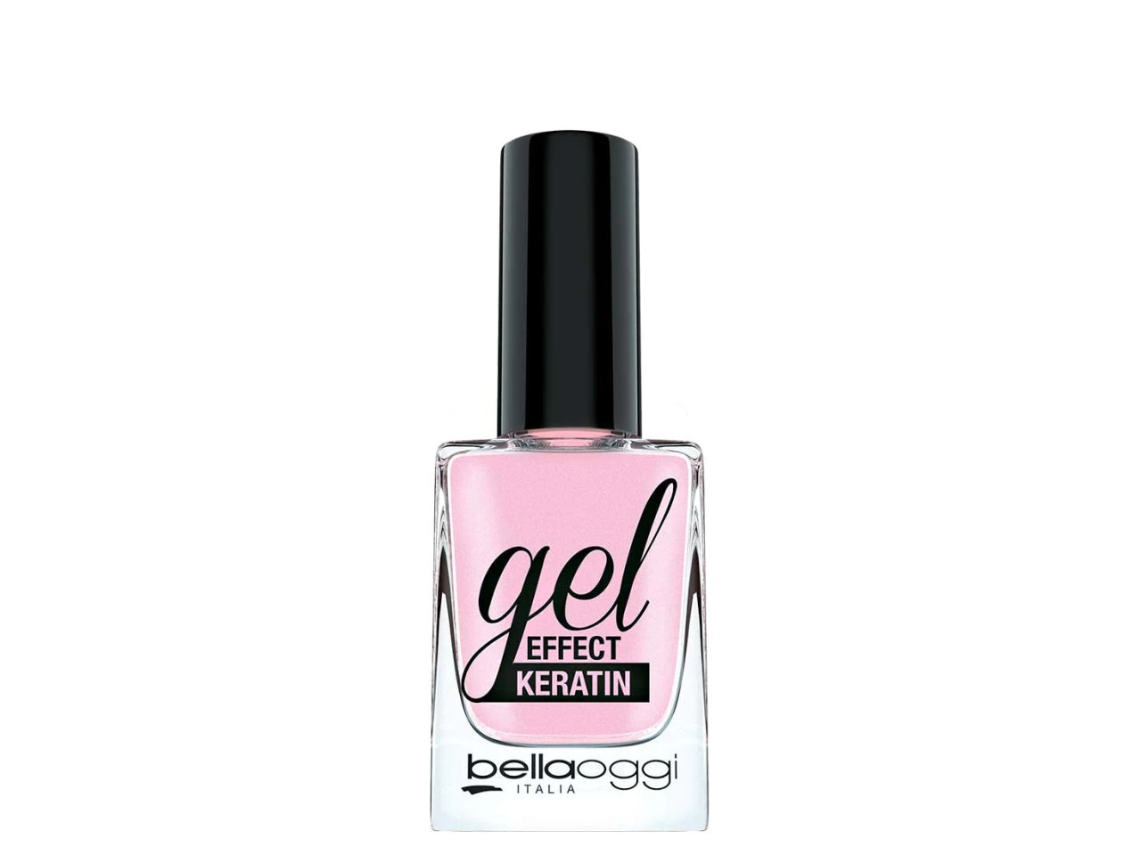 Smalto Gel Effect con Cheratina - Texture Flessibile e Colore Brillante - Pearl Rose - Bellaoggi