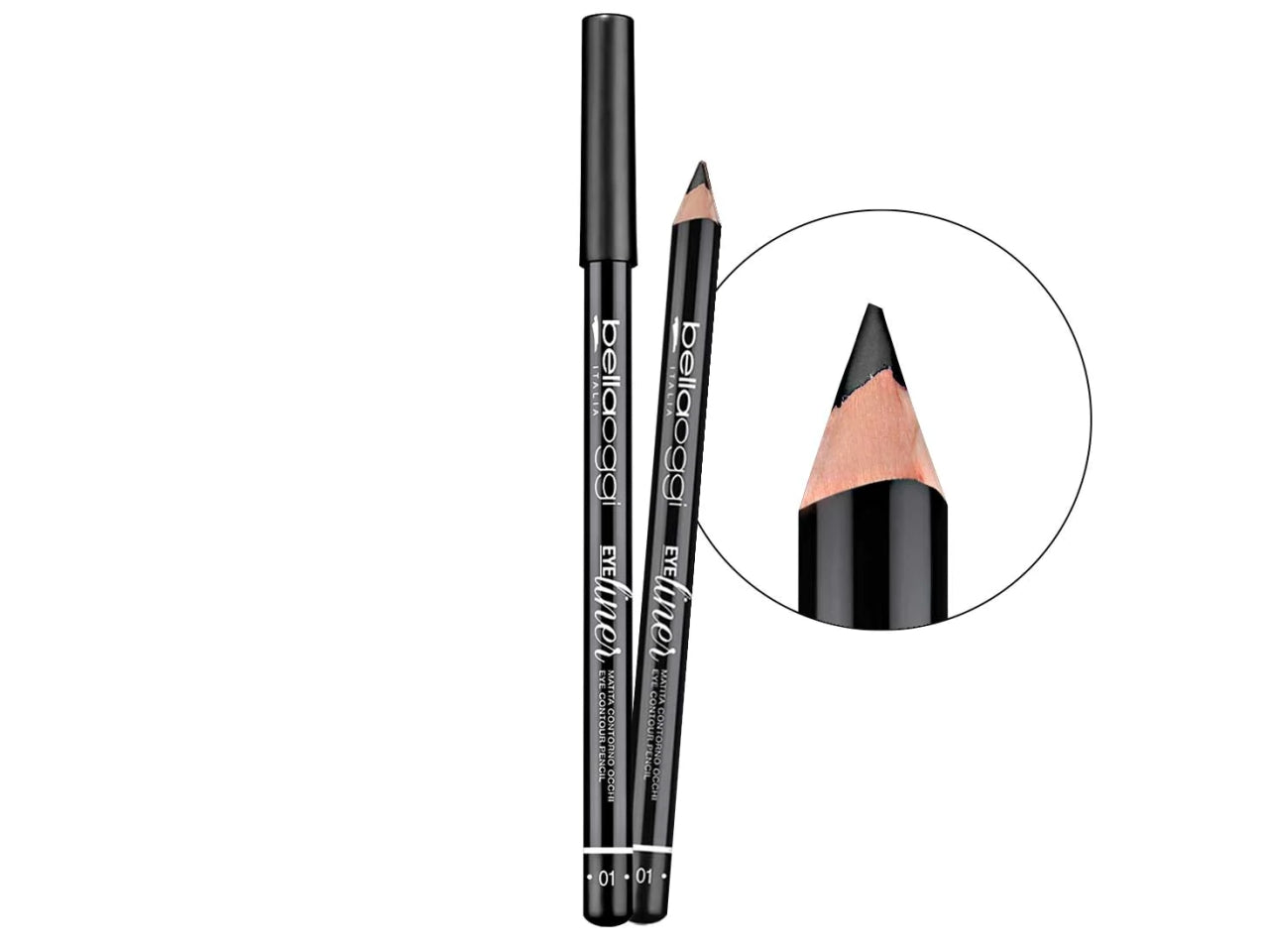 Matita Contorno Occhi Eye Liner - Tratto preciso e tenuta perfetta - Blackberry - Bellaoggi