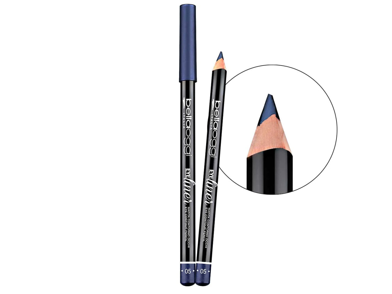 Matita Contorno Occhi Eye Liner - Tratto preciso e tenuta perfetta - Blue - Bellaoggi