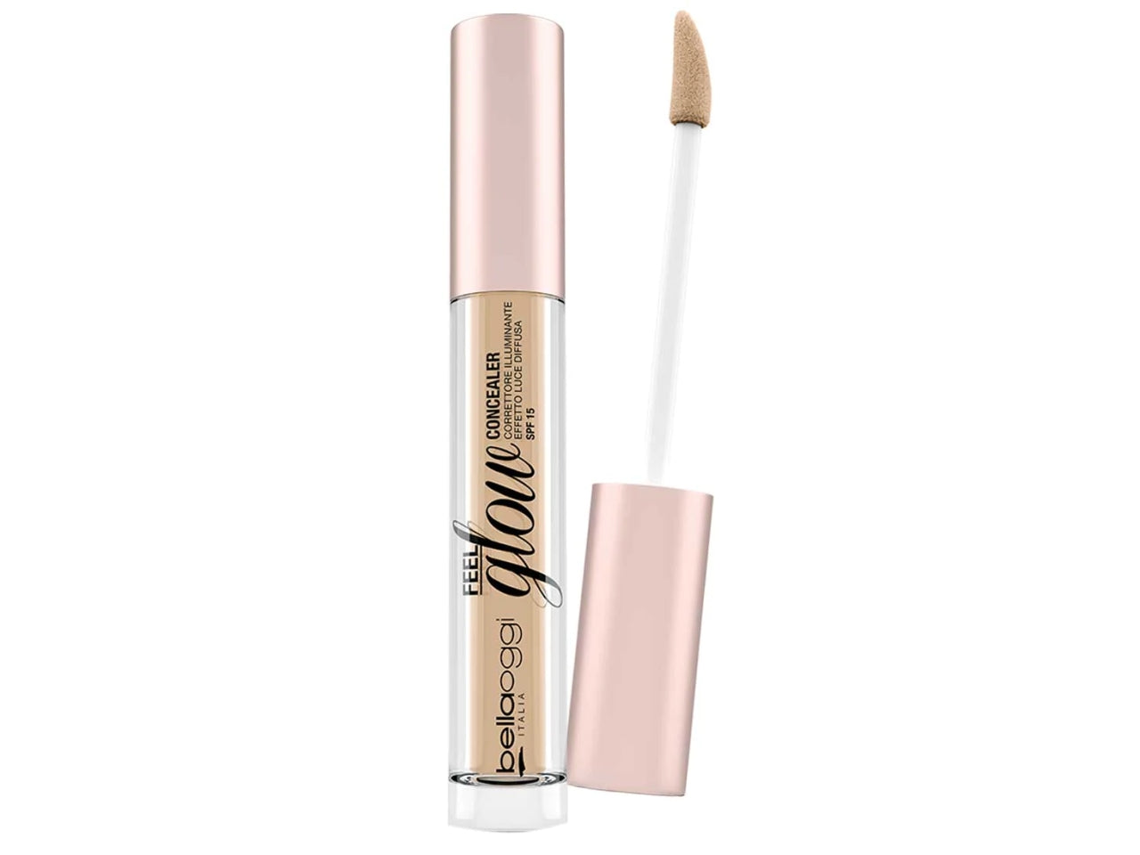 Correttore Liquido Feel Glow Concealer - Alta Coprenza e Finish Setoso - Radiant Fair - Bellaoggi