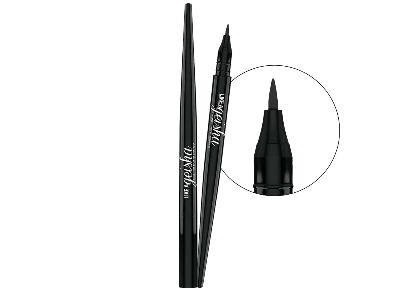 Eyeliner Like a Geisha - Water resistant e ultra liquido - Nero - Bellaoggi