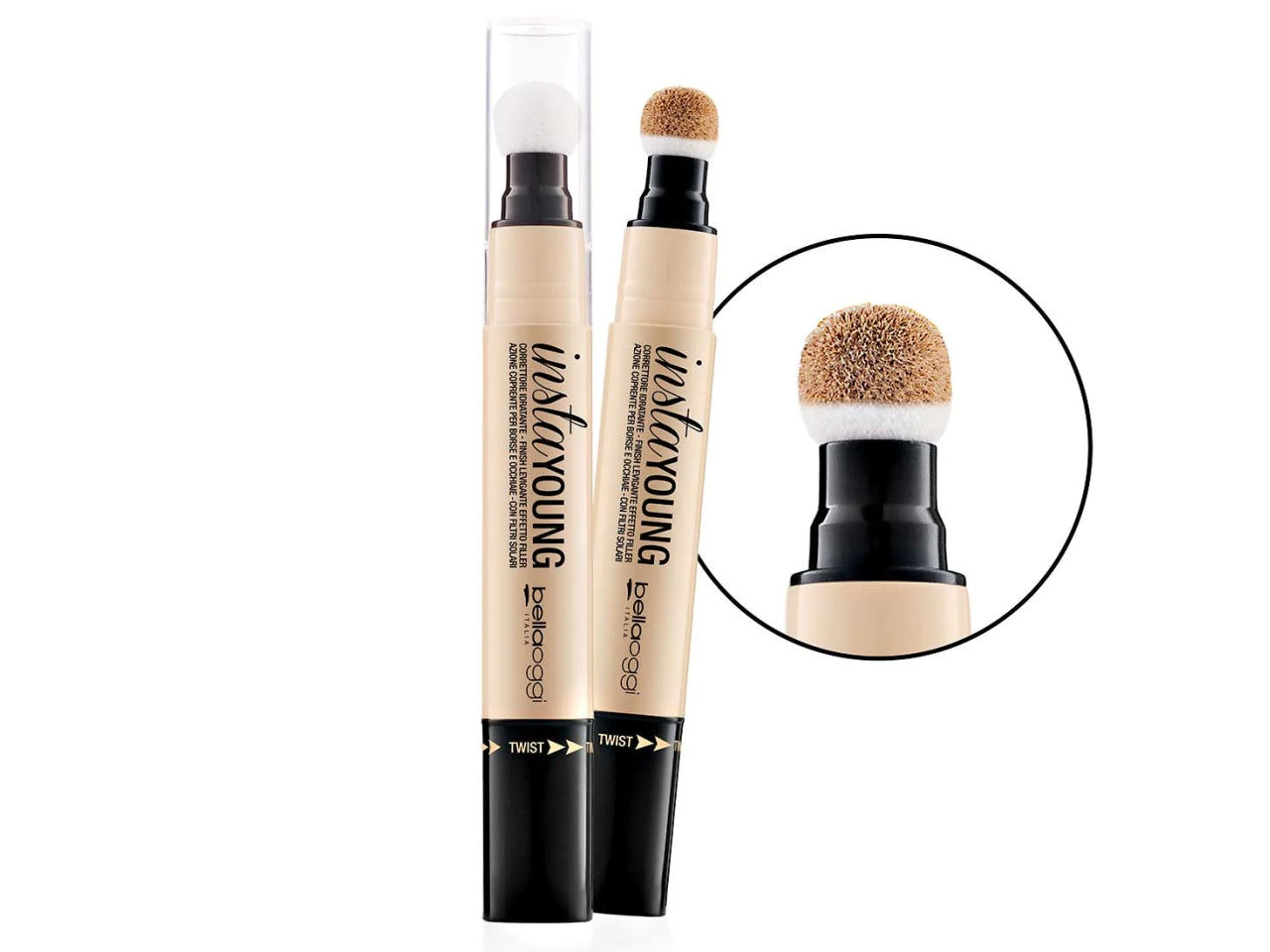 Correttore Liquido Instayoung - Applicatore Cushiony - Delicate Honey - Bellaoggi