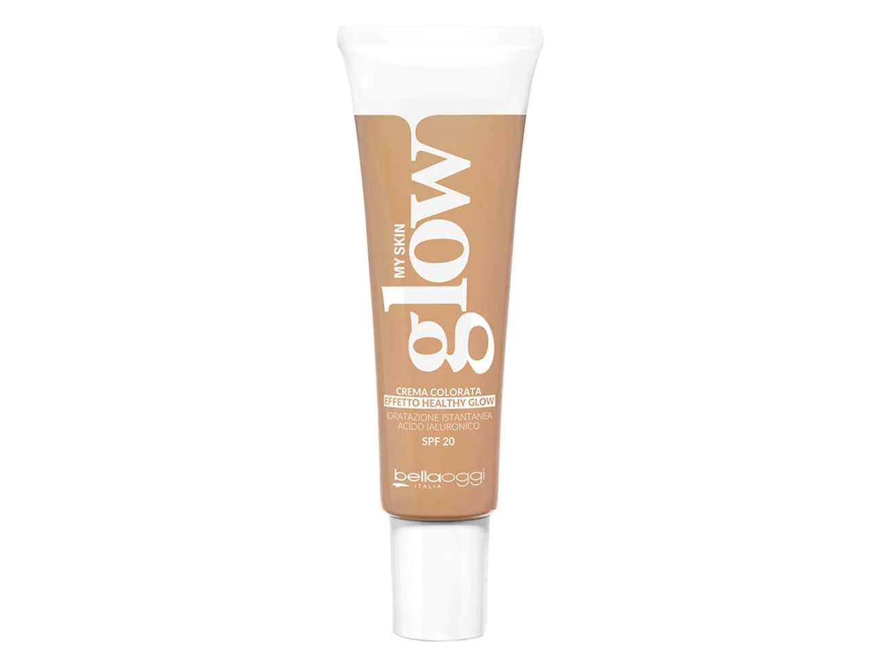 Fondotinta My Skin Glow Crema Colorata - Effetto Healthy Glow - Warm Beige - Bellaoggi