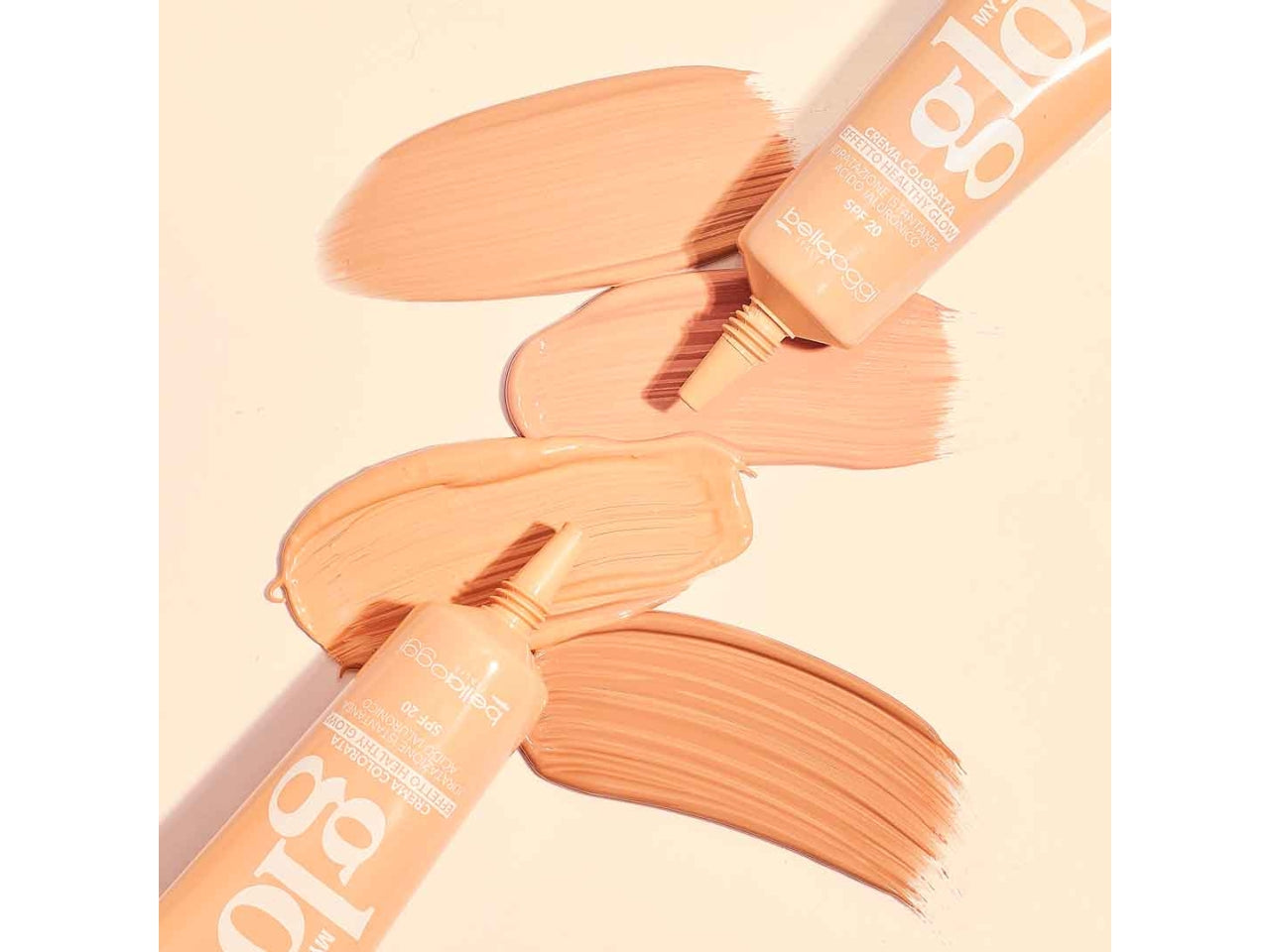 Fondotinta My Skin Glow Crema Colorata - Effetto Healthy Glow - Warm Beige - Bellaoggi