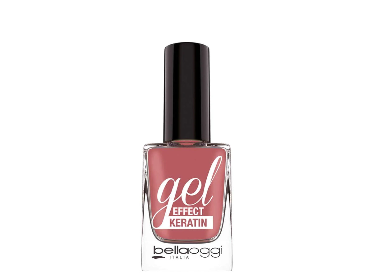 Smalto Gel Effect con Cheratina - Flessibilità e Gloss - Dusty Rose - Bellaoggi