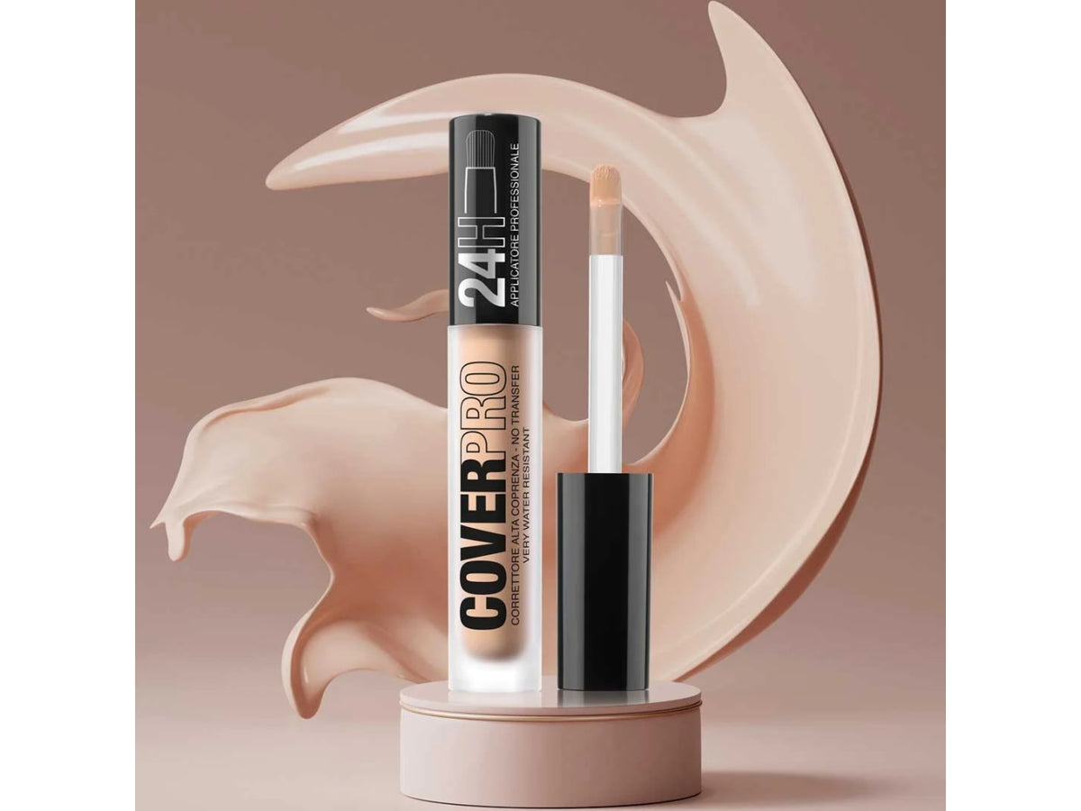 Correttore Liquido Alta Coprenza Cover Pro 24H - Precisione, Lunga Tenuta, Applicatore a Pennello - Ivory - Bellaoggi