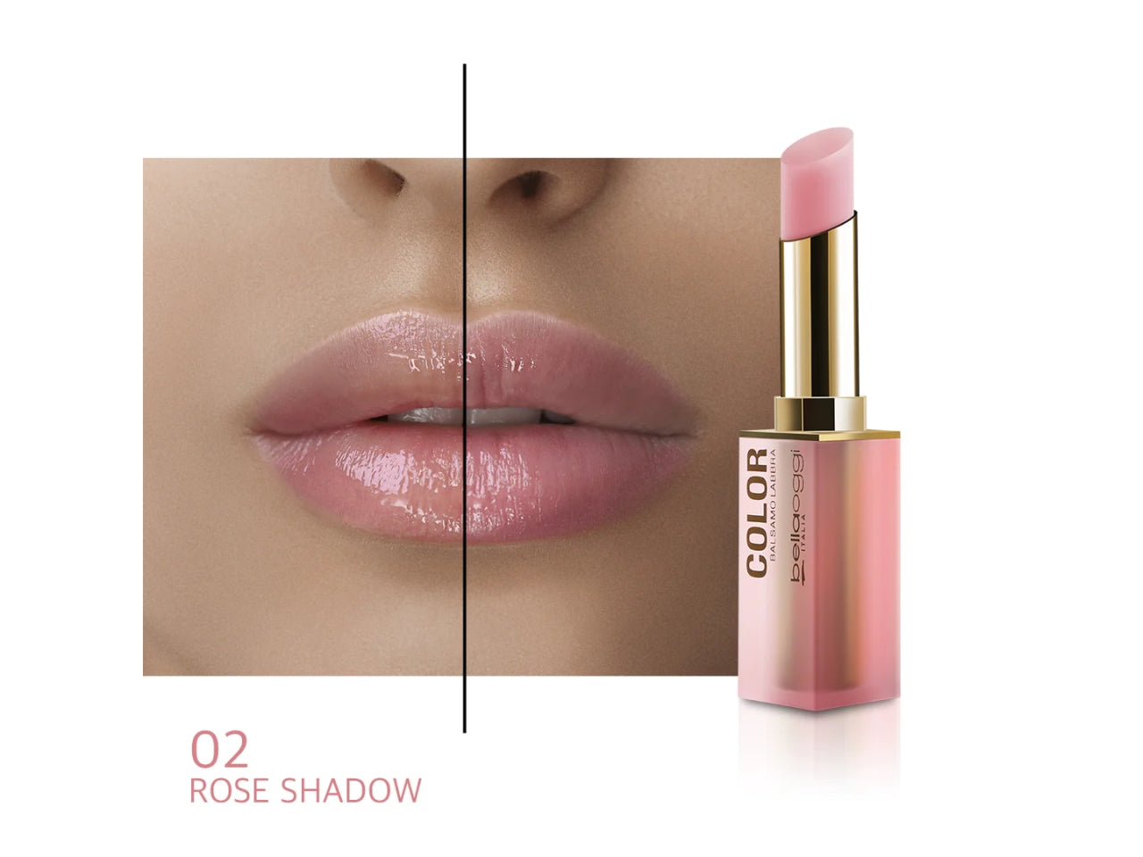 Balsamo labbra rivelatore di colore Rose Shadow - Bellaoggi