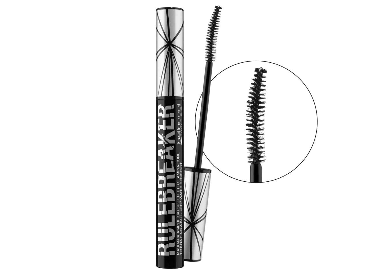 Mascara Effetto Laminazione - Lash Rule Breaker - Ciglia Sollevate e Incurvate - Nero - Bellaoggi