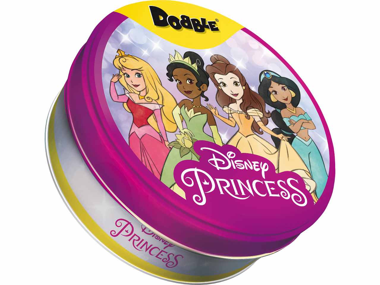 Dobble Principesse Disney: Gioco Familiare Divertente con le Principesse Disney, per 2-8 Partecipanti, Dai 4 Anni in su, Versione Italiana