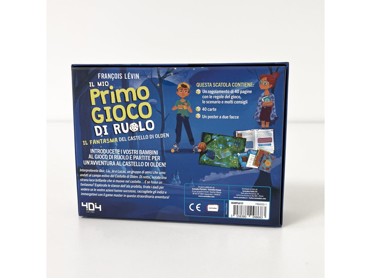 Escape Box: Il Mio Primo Gioco di Ruolo - Divertente Gioco in Scatola per Organizzare una Caccia al Tesoro, 2-5 Giocatori, 5+ Anni, Edizione in Italiano - Asmodee