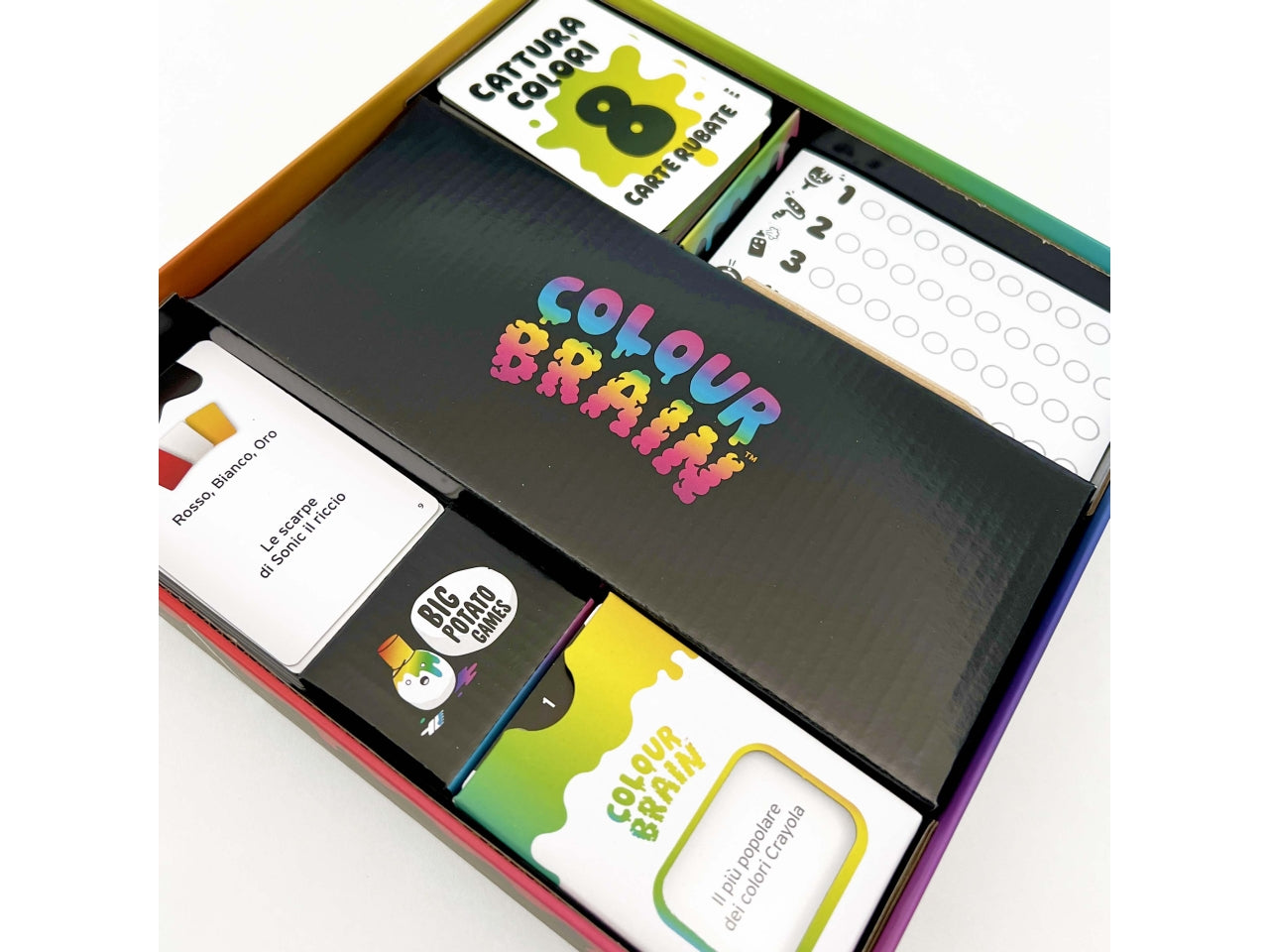 Colourbrain: Gioco di Quiz Colorato per 2-20 Partecipanti, Dai 12 Anni in su, Versione Italiana - Asmodee