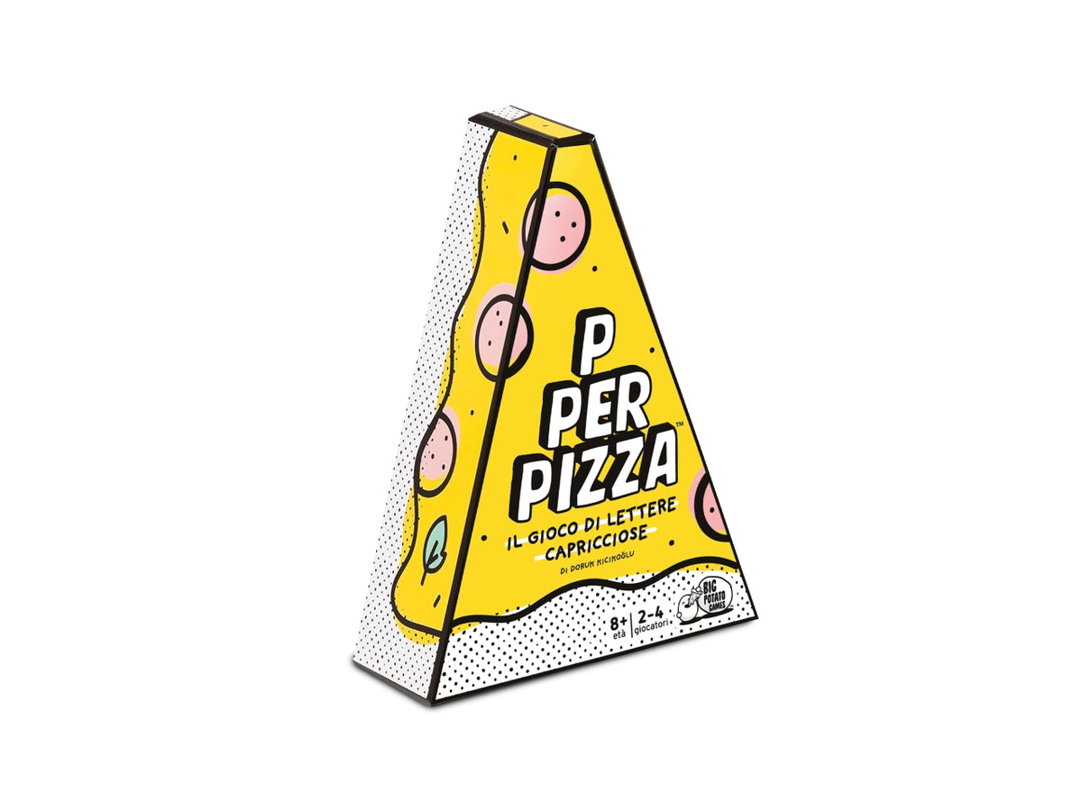 P per Pizza, gioco di carte da 2 a 4 giocatori per ragazzi di 8+ anni