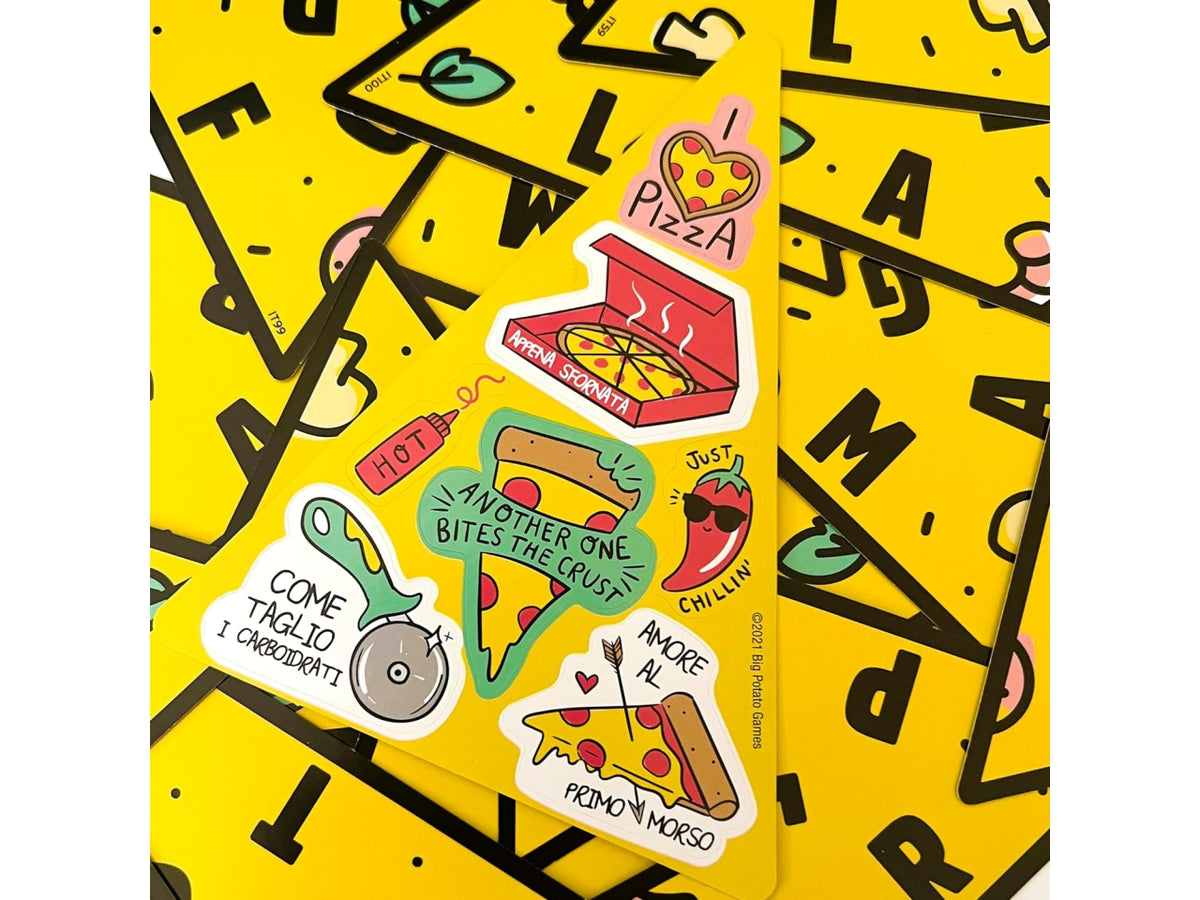 P per Pizza, gioco di carte da 2 a 4 giocatori per ragazzi di 8+ anni