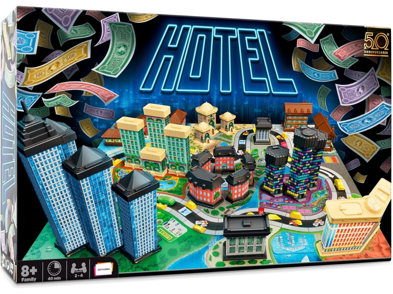 Hotel, gioco da tavolo da 2a 4 giocatori, età 8+ anni