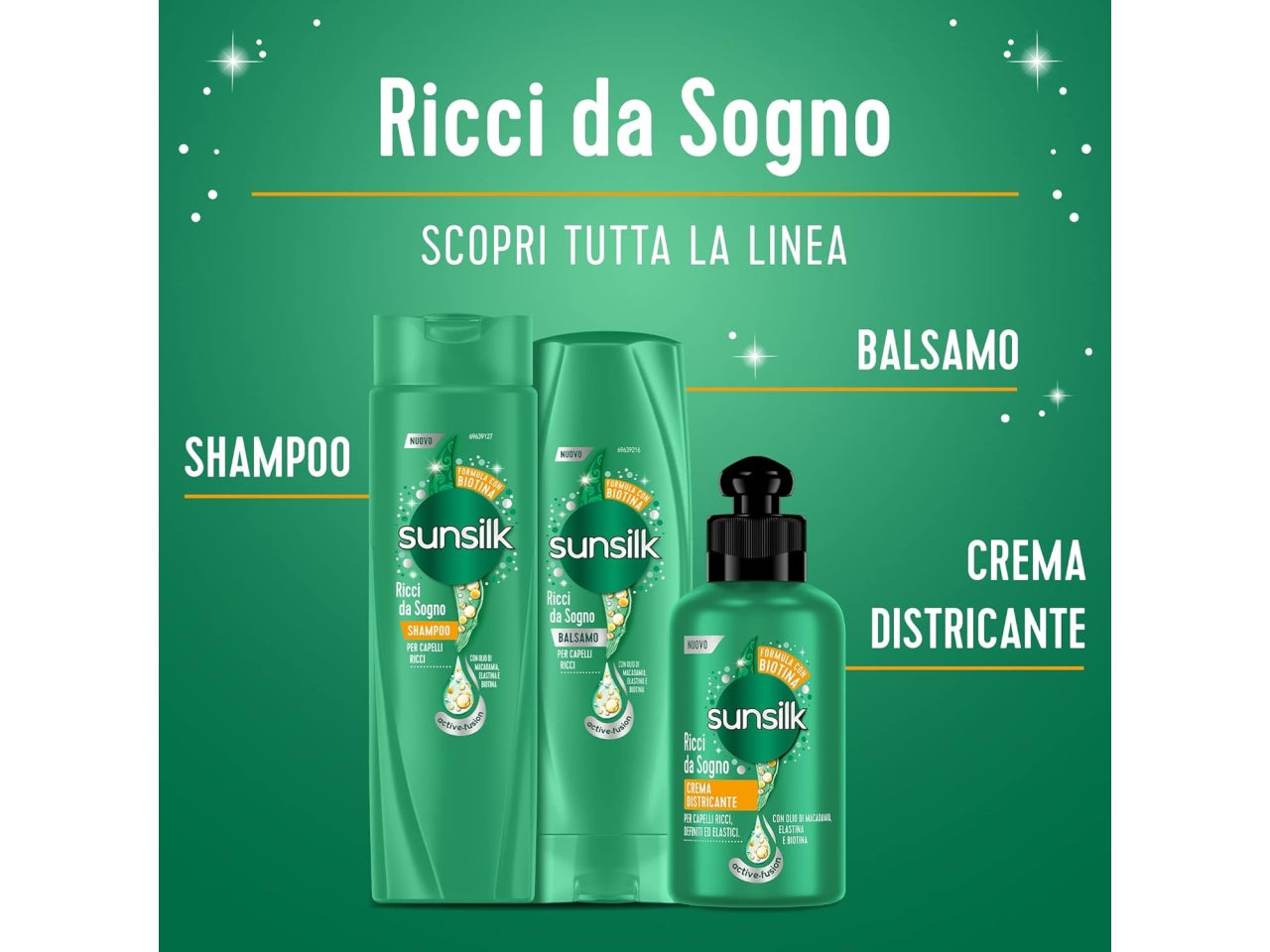 Shampoo Sunsilk Ricci da Sogno Idratazione e Definizione per Capelli Ricci 250 ml $