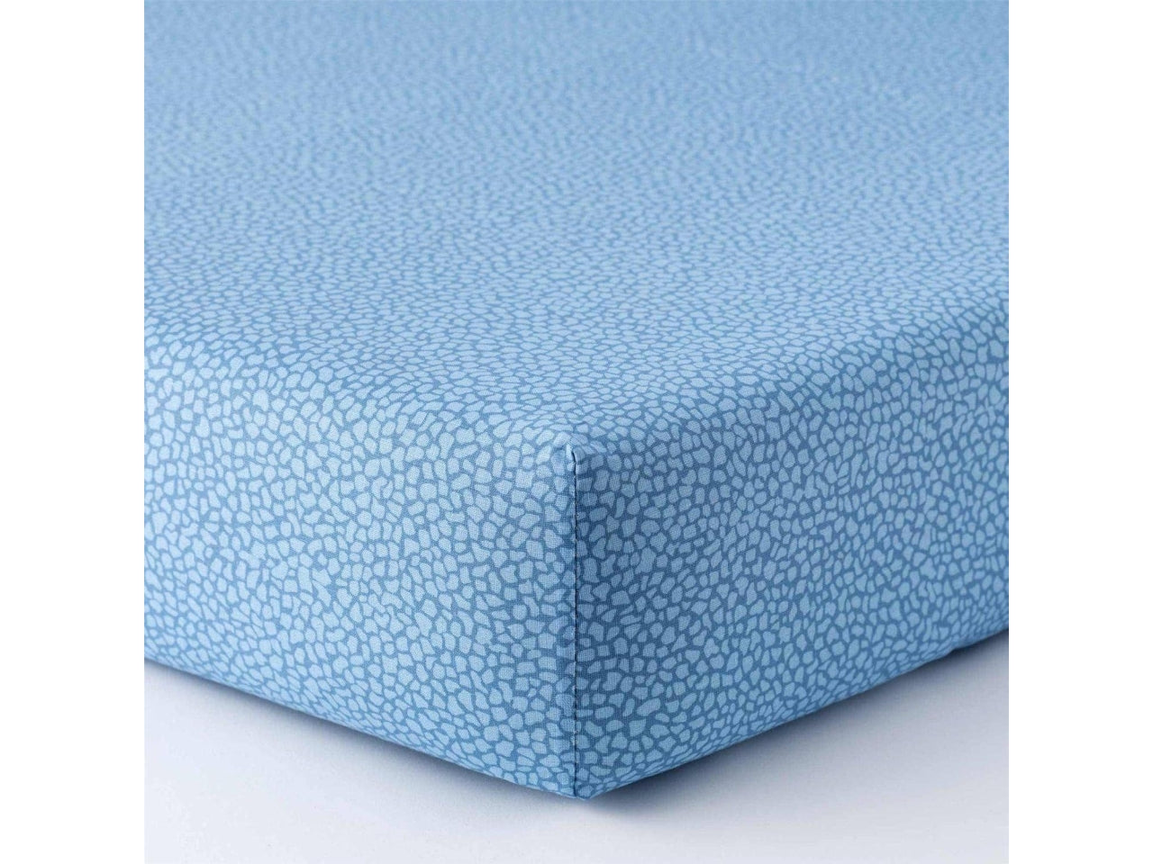 Set Completo Lenzuola Matrimoniale Arios Pois Blu, Puro Cotone, Linea Oro Carillo Home