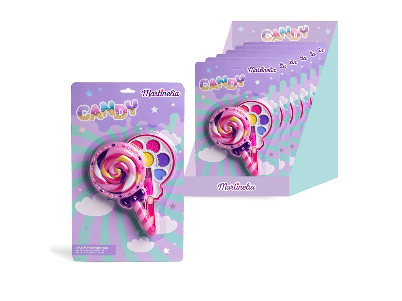 Martinelia candy set per makeup lollipop
