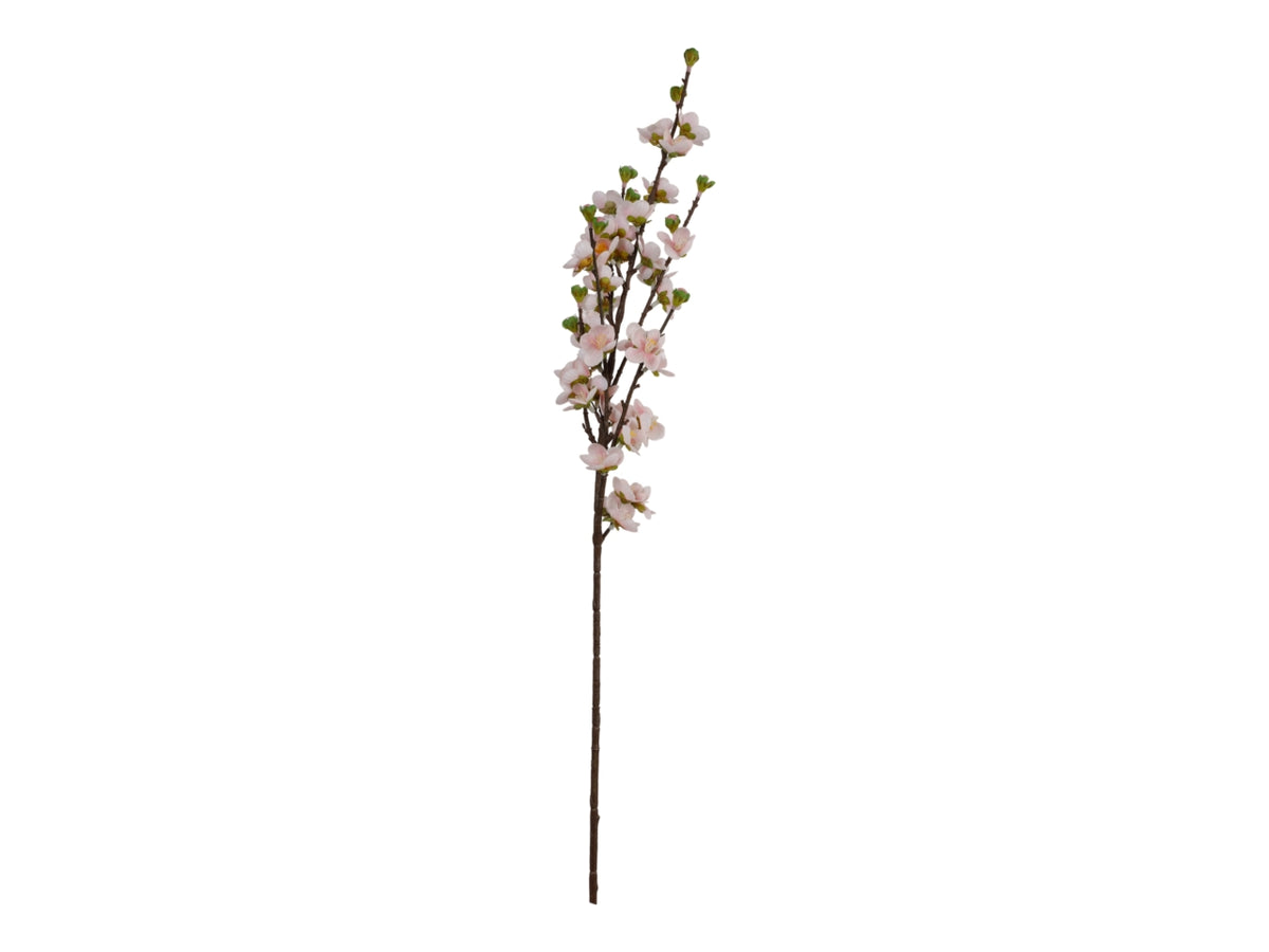 Ramo di pesco natural touch 80cm rosa chiaro