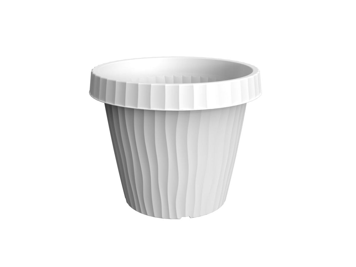 Vaso onda d.30cm colore ghiaccio