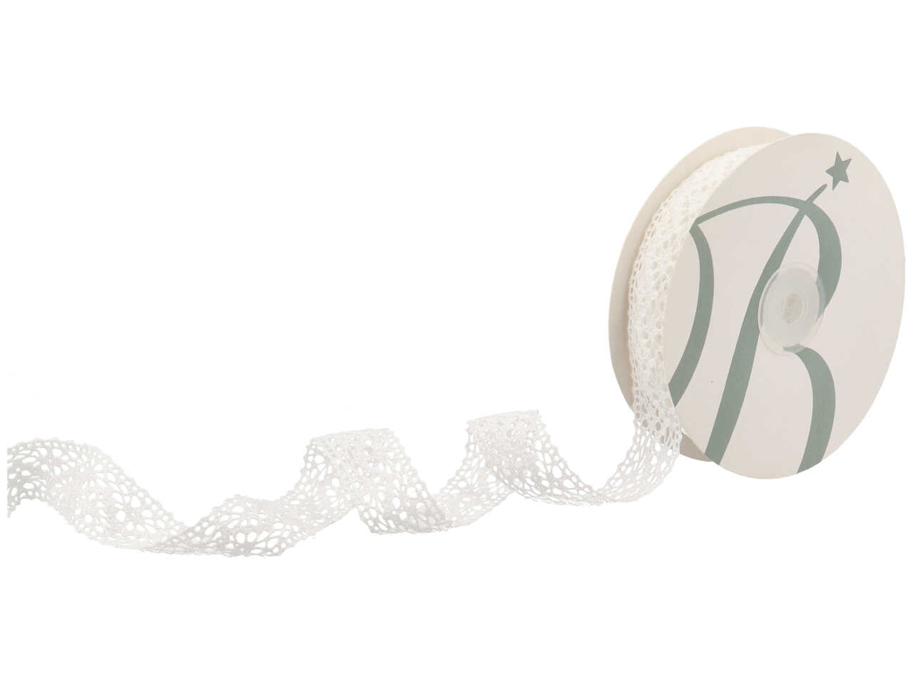 Nastro in pizzo tombolo colore bianco 22mmx15mt