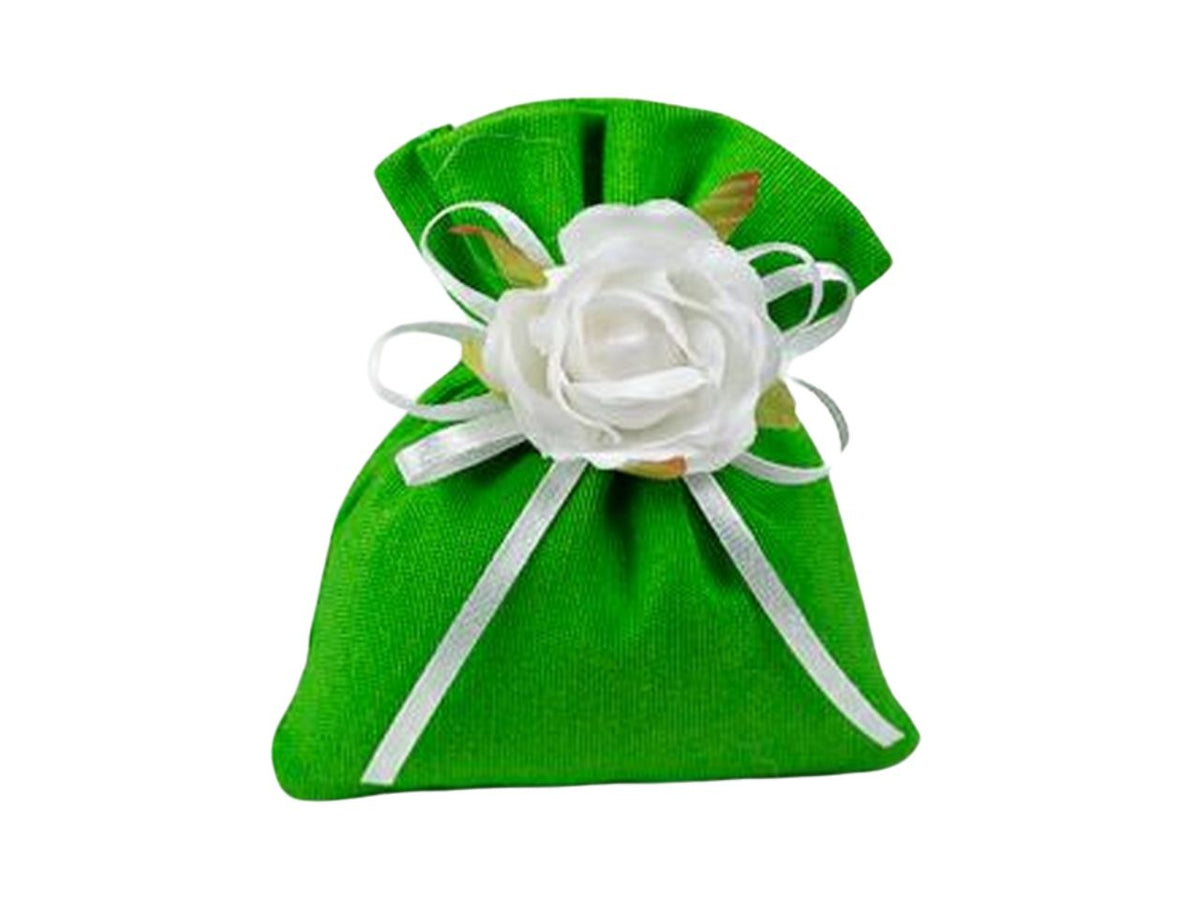 Sacchetto mini toscana misura 9xh.11cm verde prato