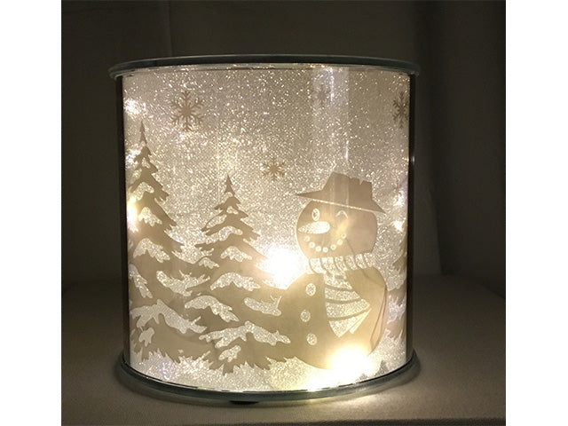 Cilindro vetro 20x20cm con led wlux19022 $