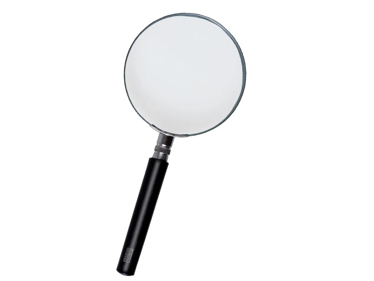Lente di ingrandimento lebezin plastica nero ø 6,5cm 165x20x75mm