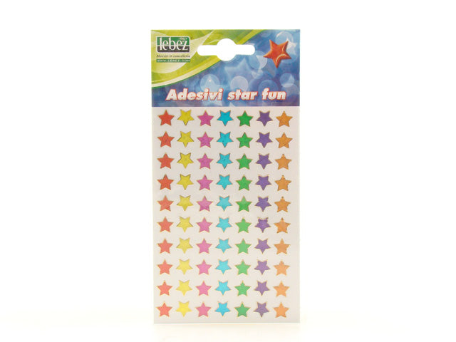 Adesivi decorativi lebez in plastica assortiti 8x16cm 24 pezzi