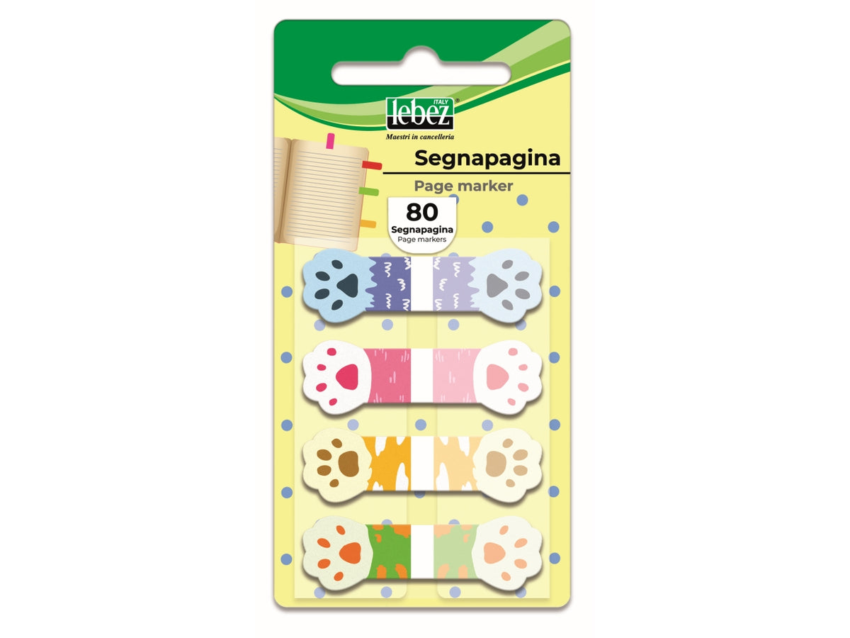 Segnapagina adesivi con 80 fogli