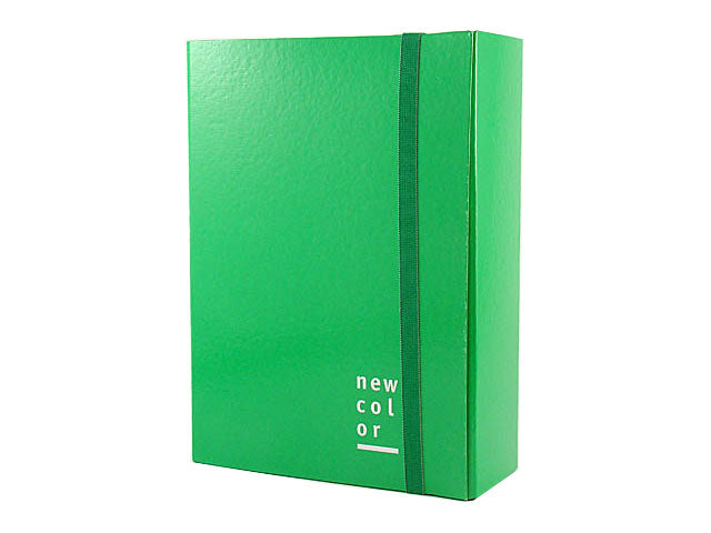 Cartellina 3 lembi e.p.25x35 d10 verde