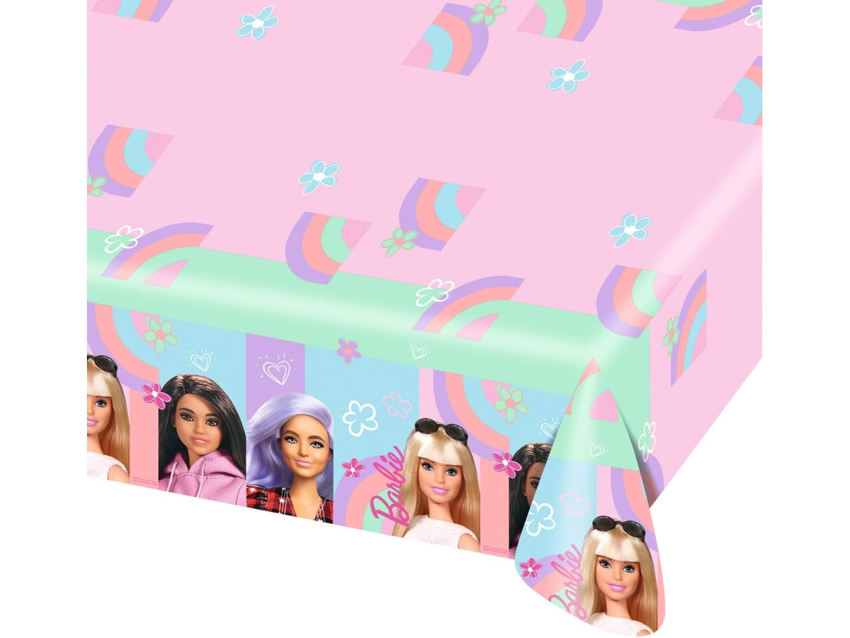 Tovaglia barbie sweet life paper misura 120x180cm