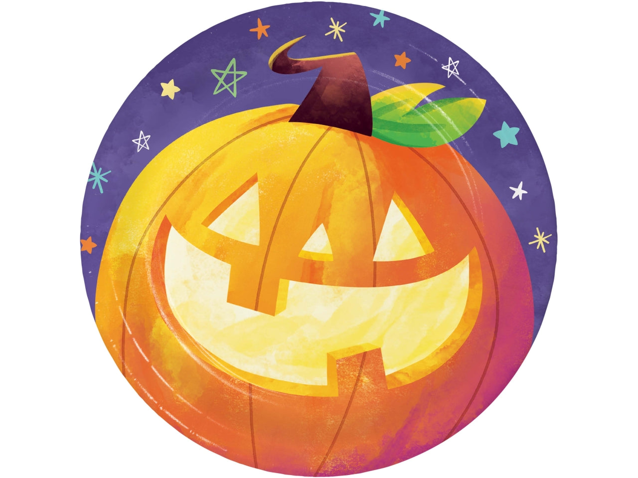 Haunted pumpkins piatto carta 23cm