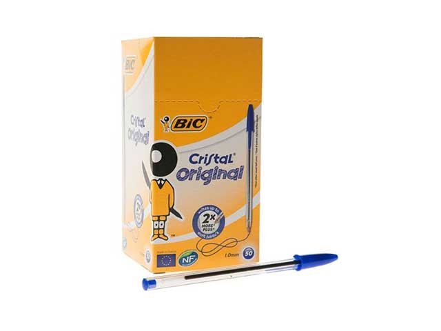 Penna sfera cristal blu 50 pezzi $