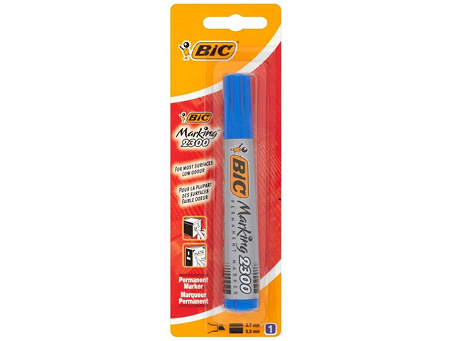 Marcatore bic blu tratto 3.7-5.5mm