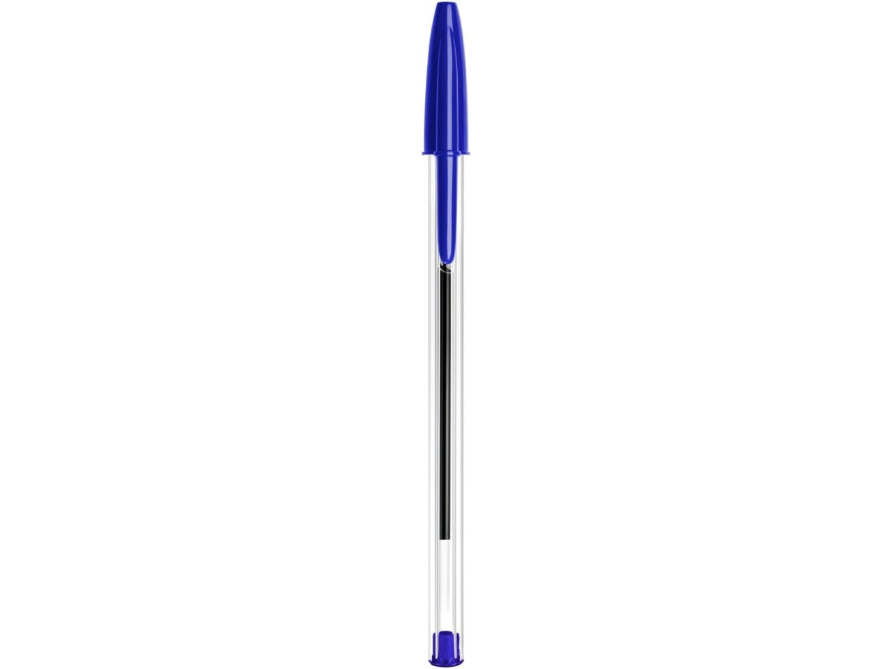 Penna cristal med box da 10 pezzi blue