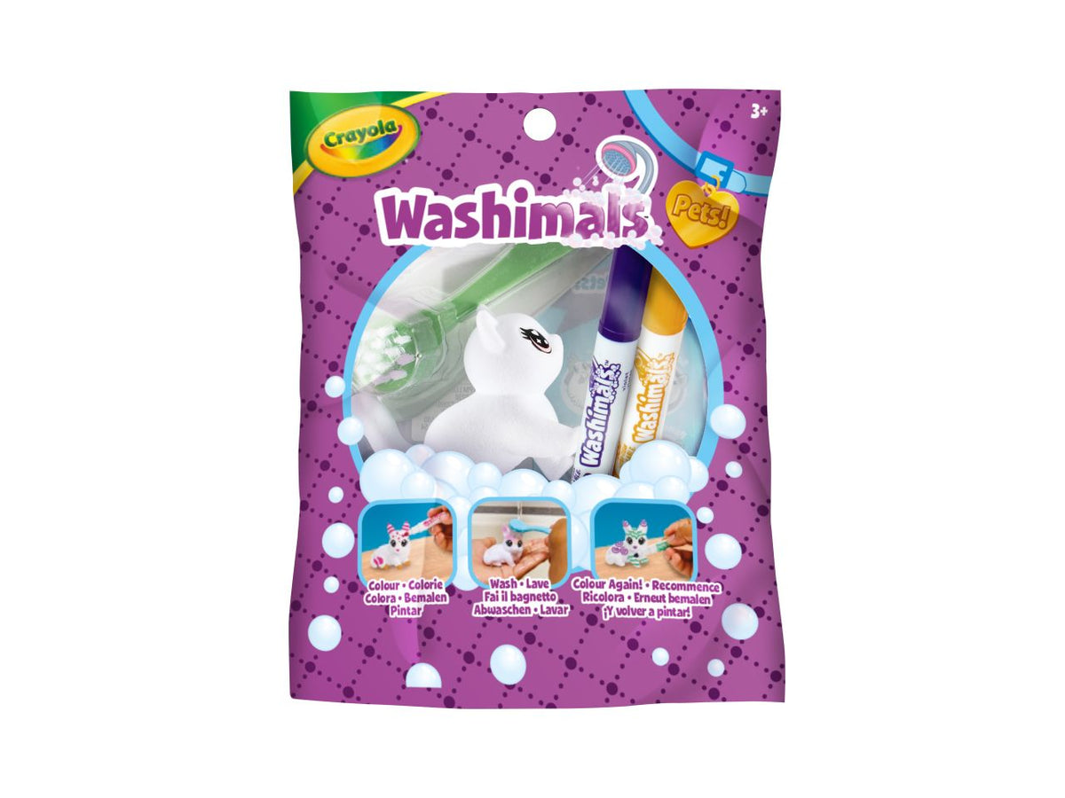 Washimals Pets Busta Sorpresa Crayola 6 modelli