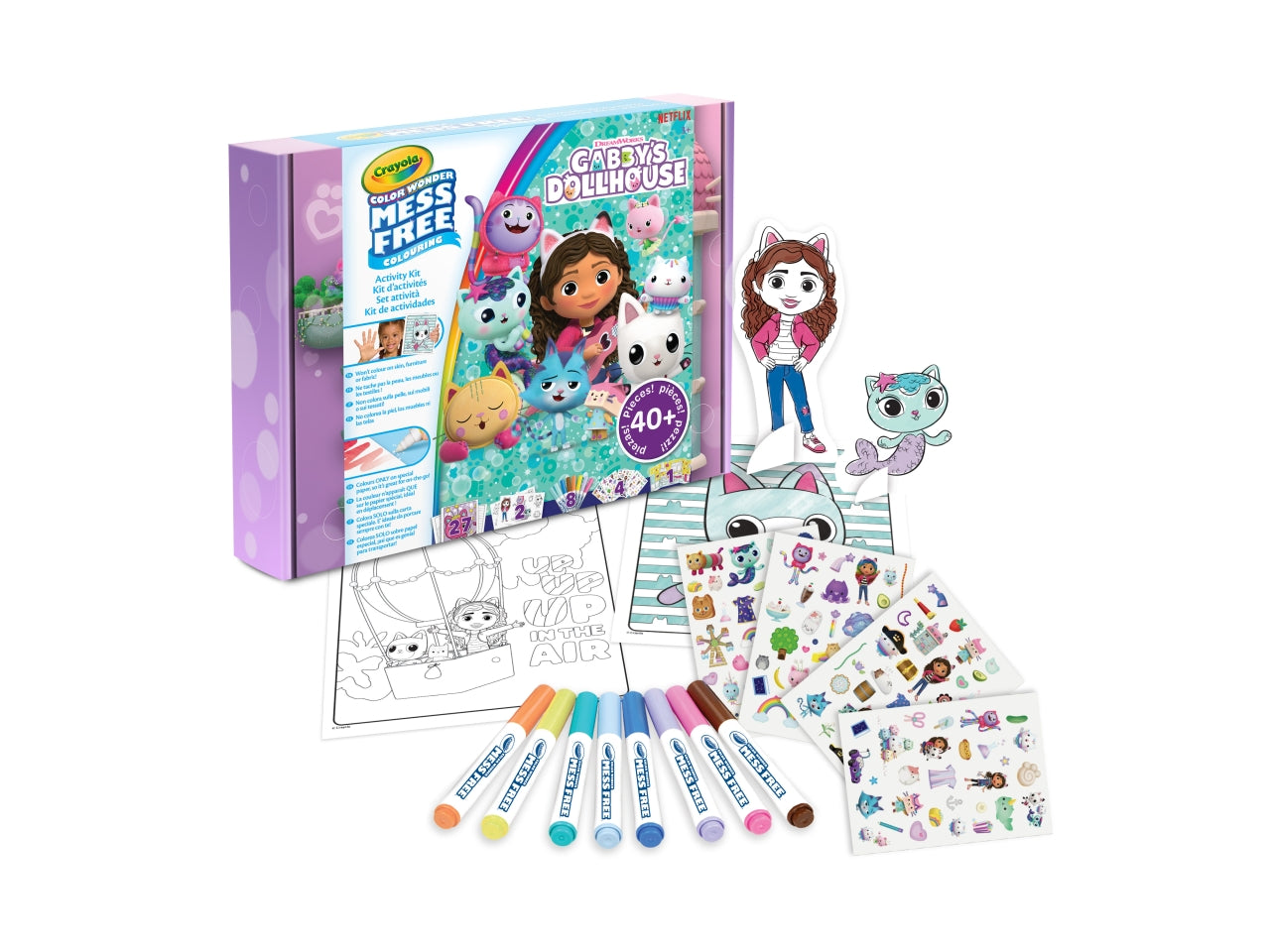 Activity color wonder gabby's dollhouse