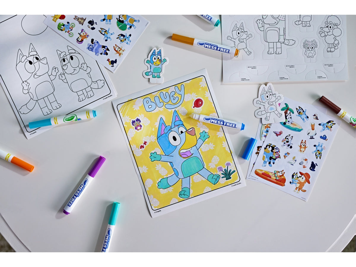 Activity set color wonder bluey