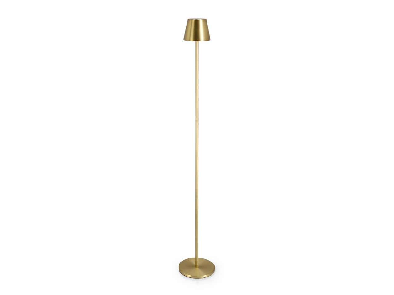 Piantana led bianco caldo in metallo trattato oro moderna - Ã17x115h cm - Bizzotto